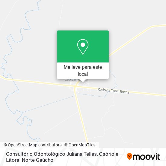 Consultório Odontológico Juliana Telles mapa