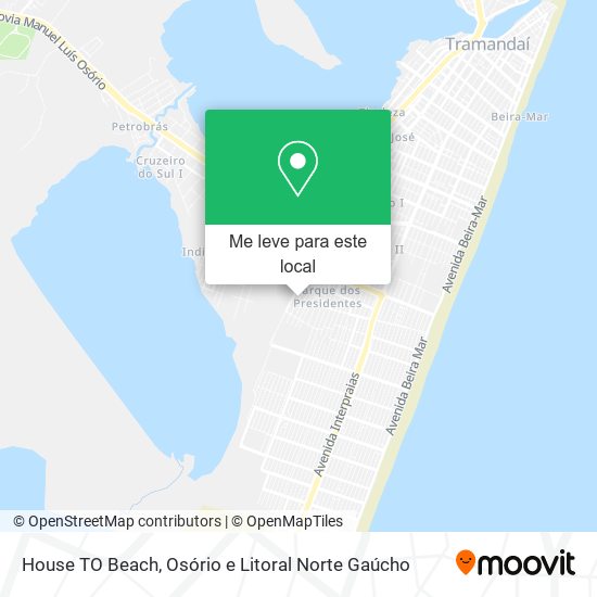 House TO Beach mapa