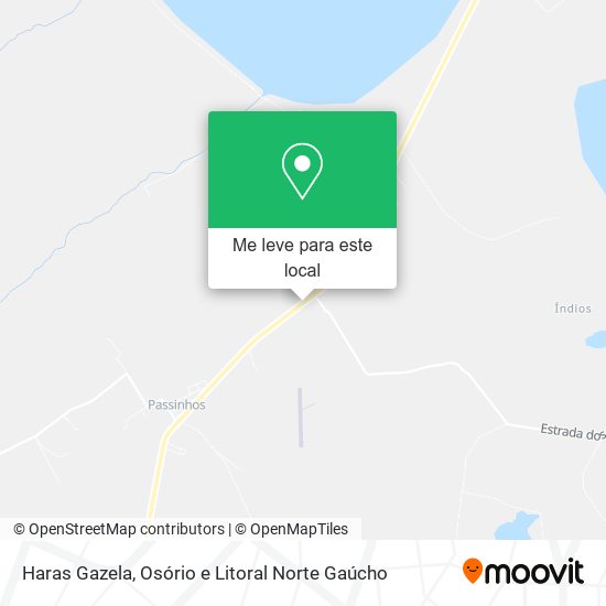 Haras Gazela mapa
