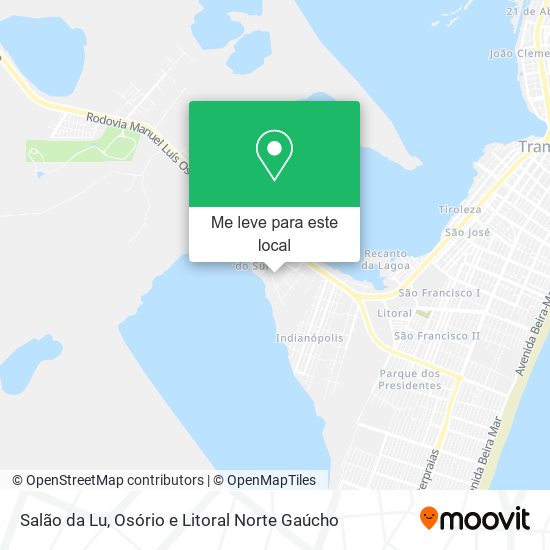 Salão da Lu mapa