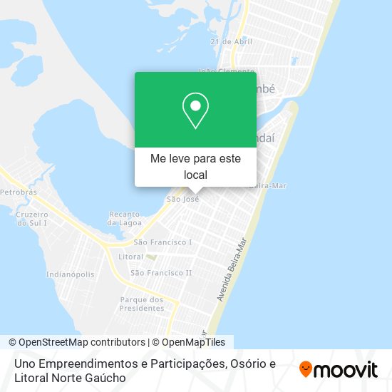 Uno Empreendimentos e Participações mapa