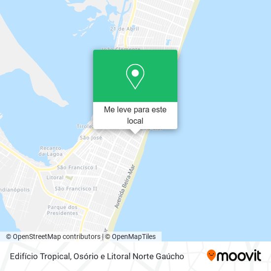 Edifício Tropical mapa