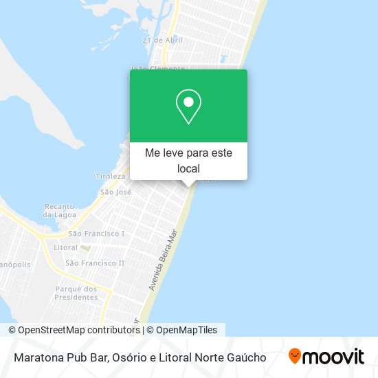 Maratona Pub Bar mapa