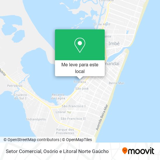 Setor Comercial mapa