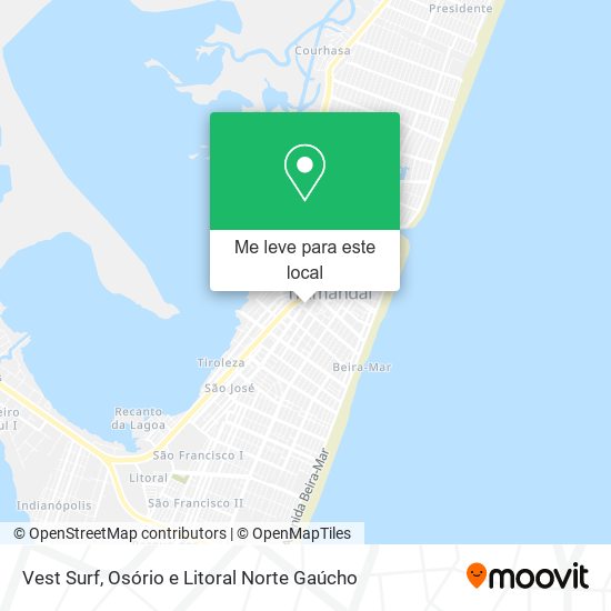 Vest Surf mapa
