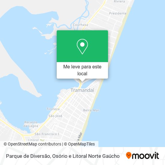 Parque de Diversão mapa
