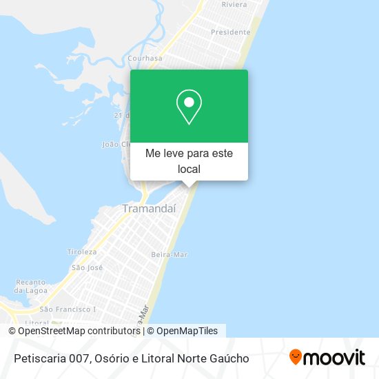 Petiscaria 007 mapa