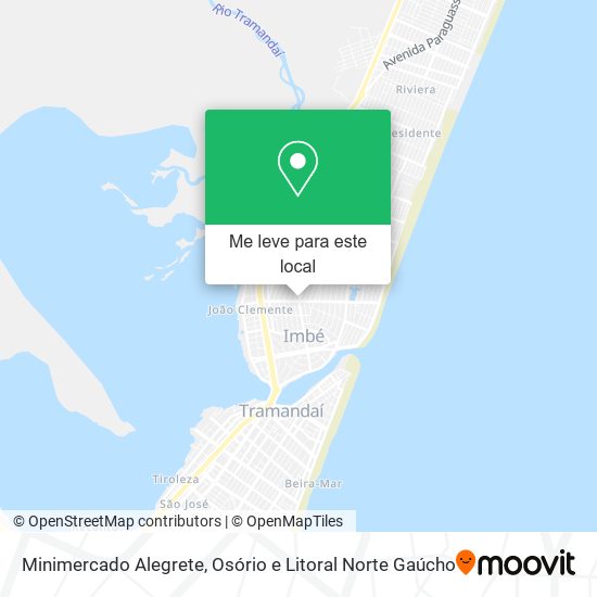 Minimercado Alegrete mapa