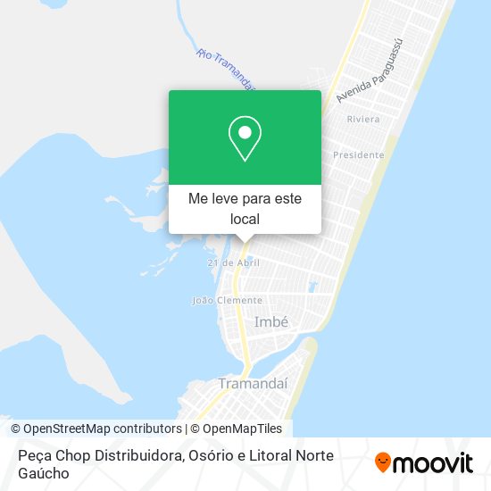 Peça Chop Distribuidora mapa