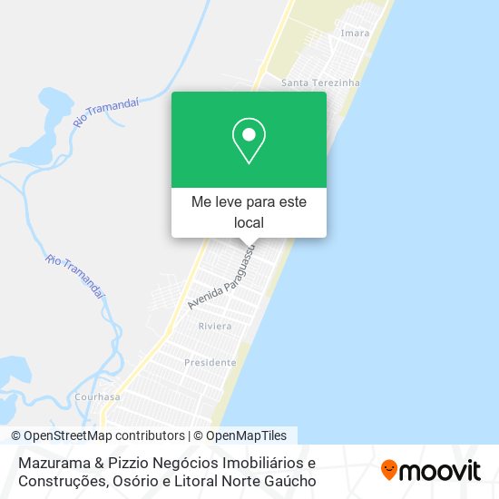 Mazurama & Pizzio Negócios Imobiliários e Construções mapa