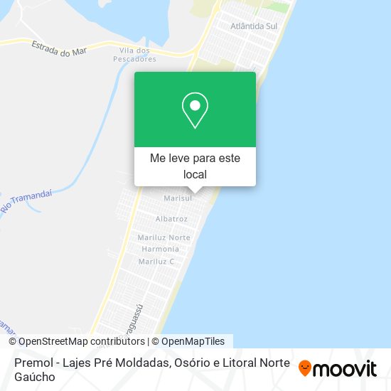 Premol - Lajes Pré Moldadas mapa