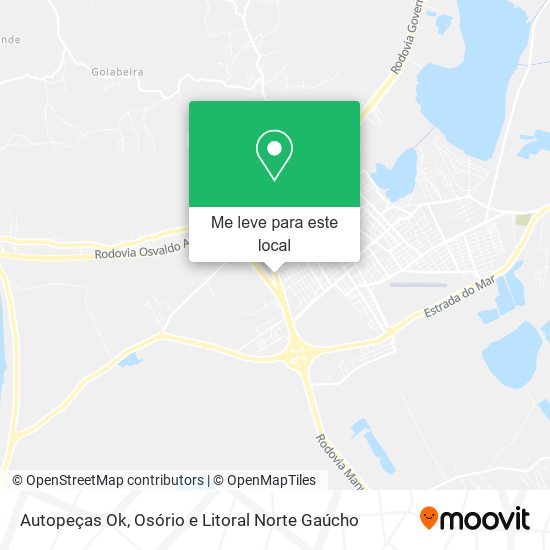 Autopeças Ok mapa
