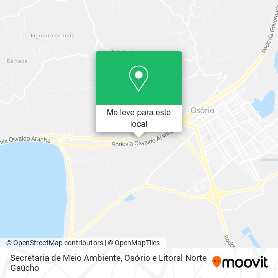 Secretaria de Meio Ambiente mapa