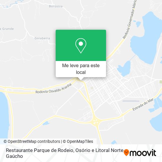 Restaurante Parque de Rodeio mapa