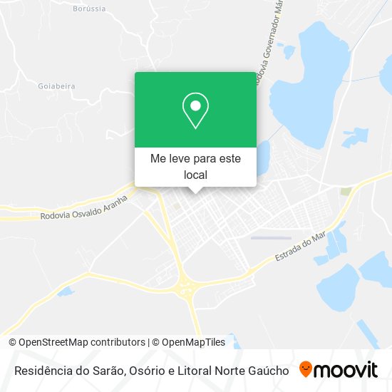 Residência do Sarão mapa