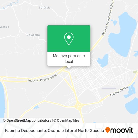 Fabinho Despachante mapa