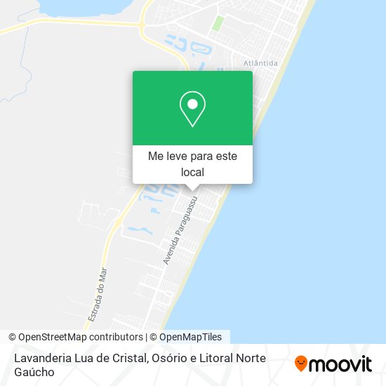 Lavanderia Lua de Cristal mapa