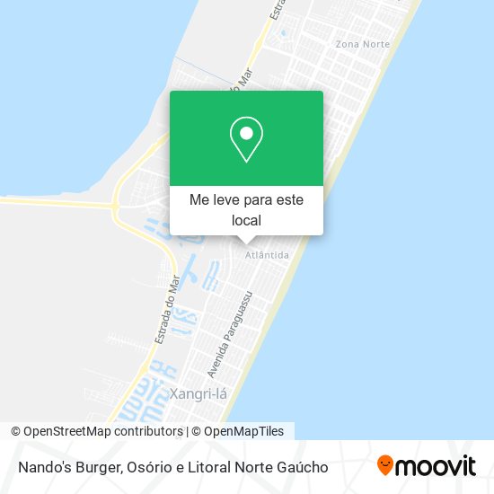 Nando's Burger mapa