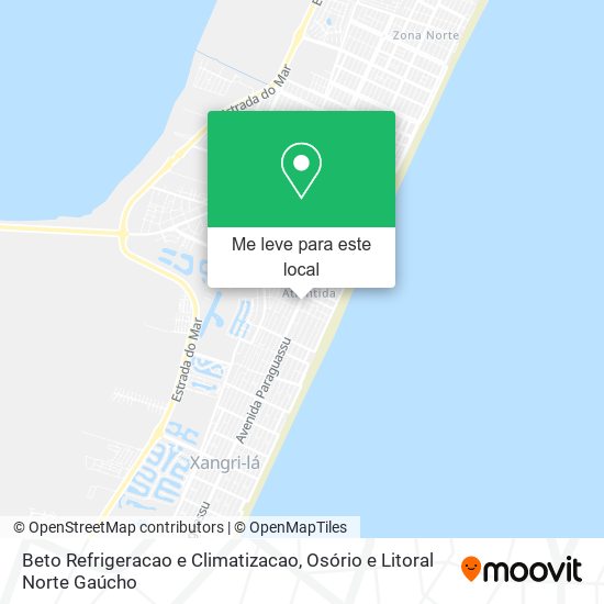 Beto Refrigeracao e Climatizacao mapa