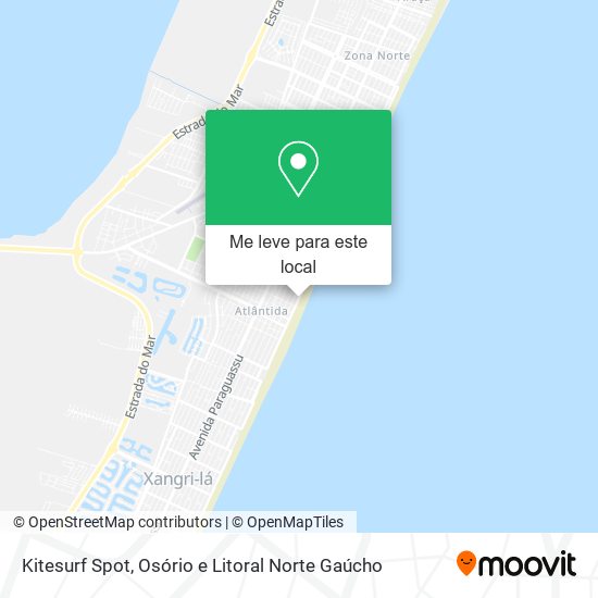 Kitesurf Spot mapa