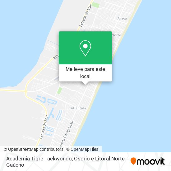 Academia Tigre Taekwondo mapa