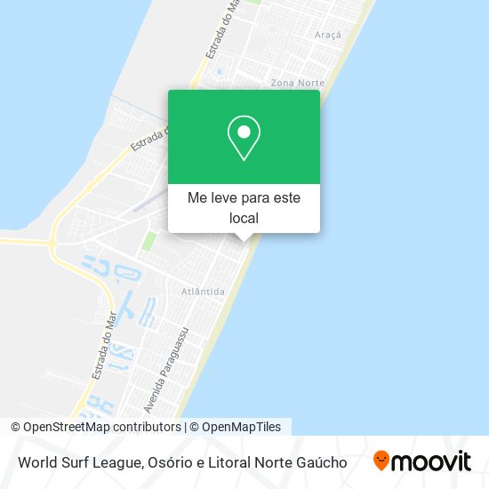 World Surf League mapa