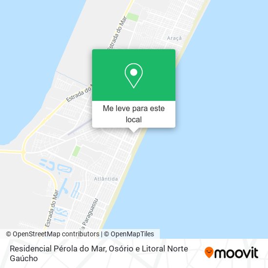 Residencial Pérola do Mar mapa