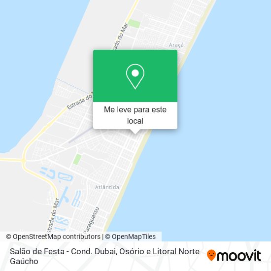 Salão de Festa - Cond. Dubai mapa