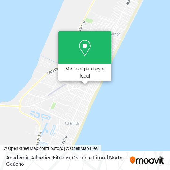 Academia Atlhética Fitness mapa