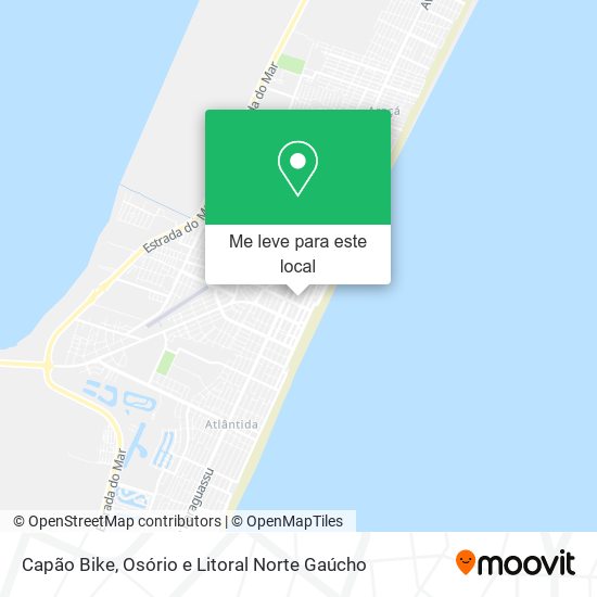 Capão Bike mapa