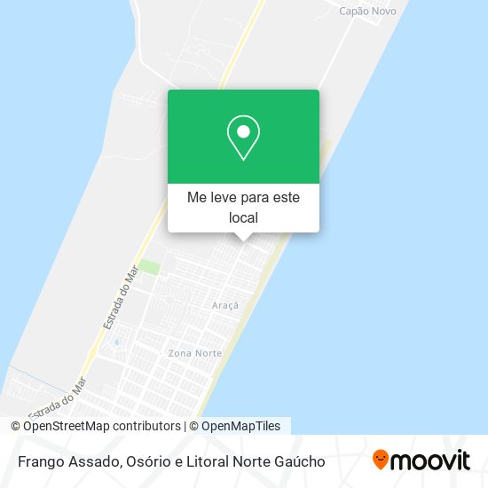 Frango Assado mapa