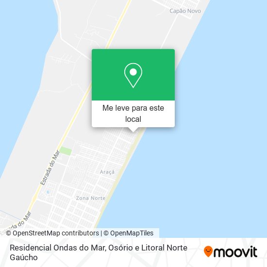 Residencial Ondas do Mar mapa