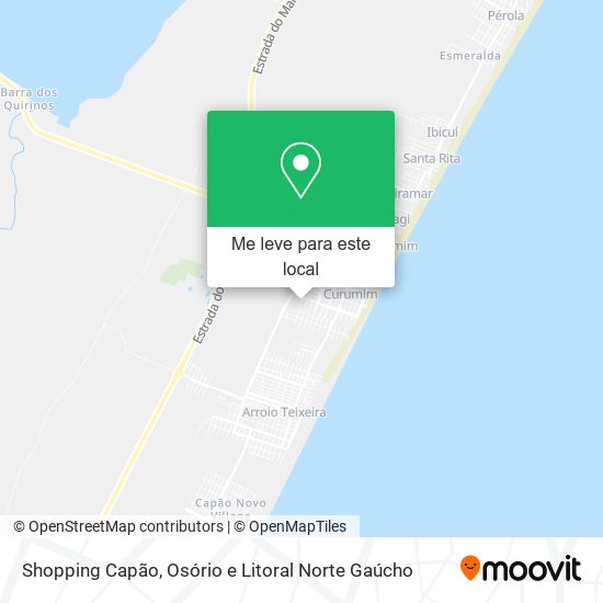 Shopping Capão mapa