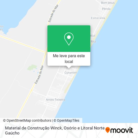 Material de Construção Winck mapa