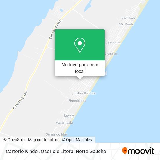 Cartório Kindel mapa