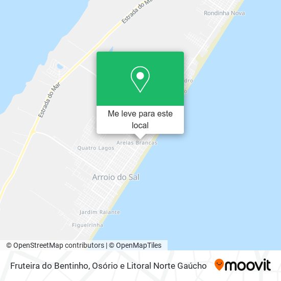 Fruteira do Bentinho mapa