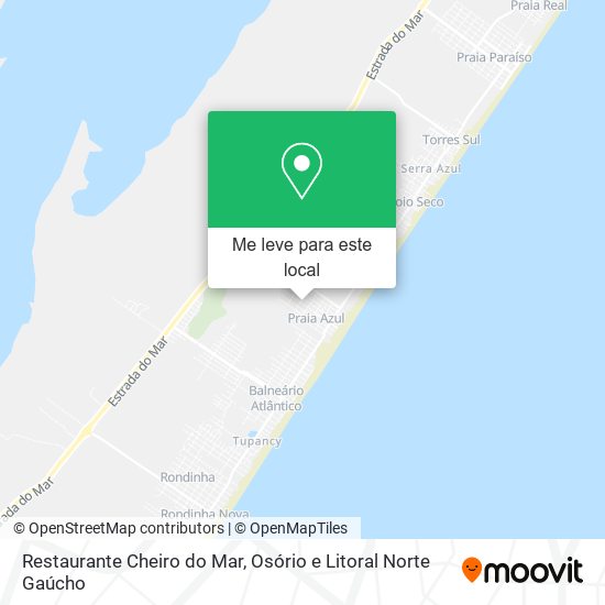 Restaurante Cheiro do Mar mapa