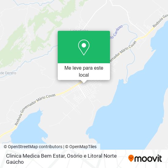 Clinica Medica Bem Estar mapa