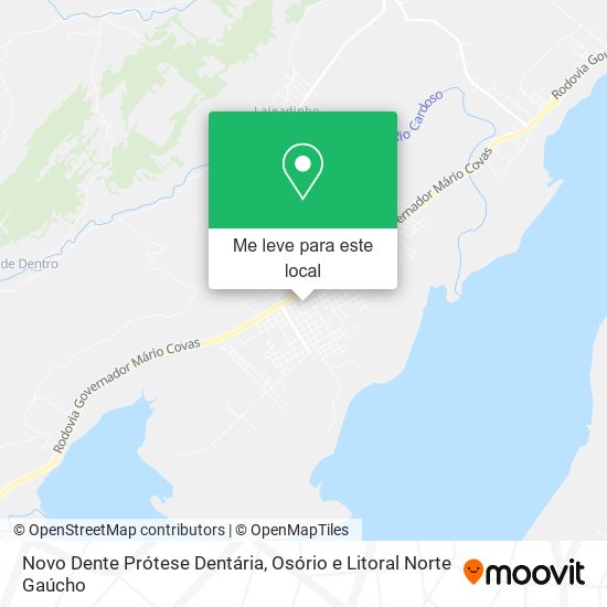 Novo Dente Prótese Dentária mapa