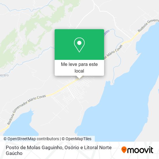 Posto de Molas Gaguinho mapa