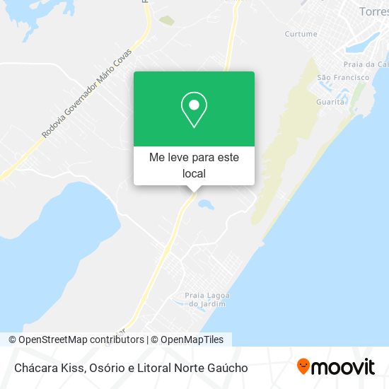 Chácara Kiss mapa