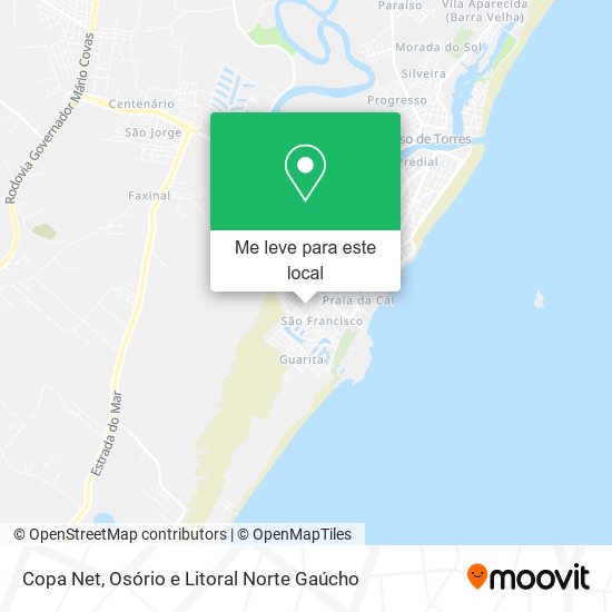 Copa Net mapa