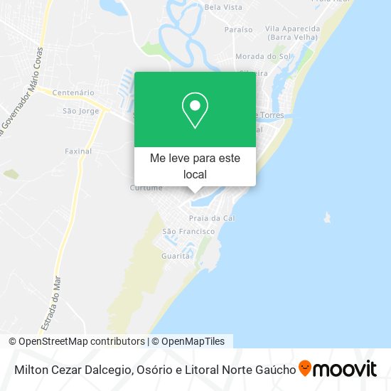 Milton Cezar Dalcegio mapa