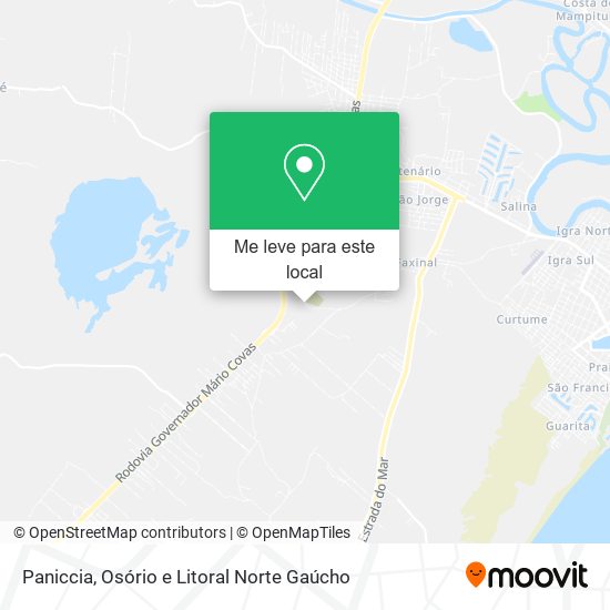 Paniccia mapa