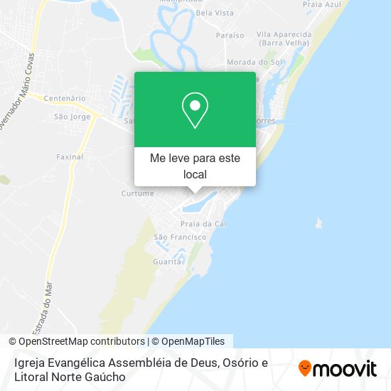 Igreja Evangélica Assembléia de Deus mapa