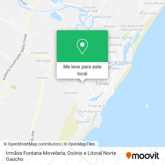 Irmãos Fontana Movelaria mapa