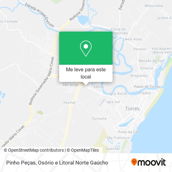 Pinho Peças mapa
