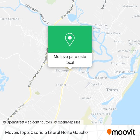 Móveis Ippê mapa
