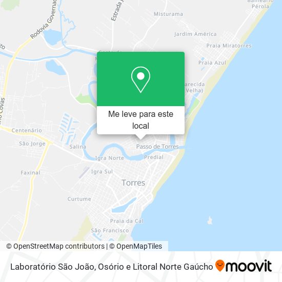 Laboratório São João mapa