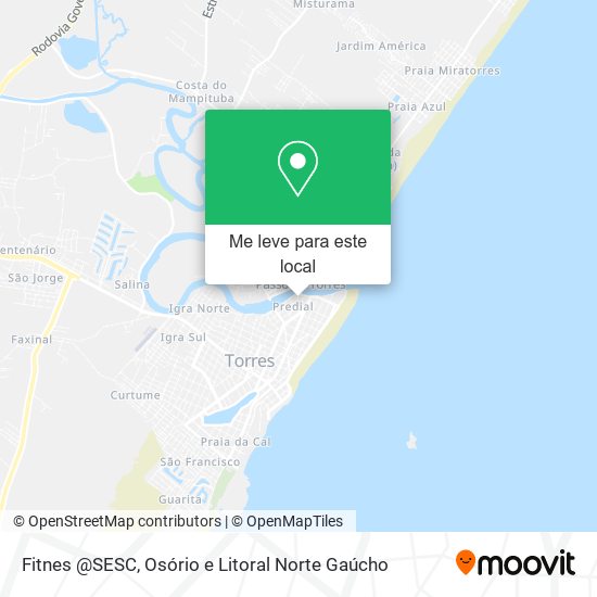 Fitnes @SESC mapa